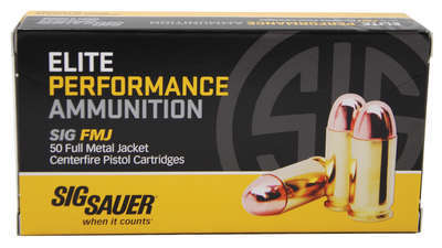 Ammunition Sig Sauer Elite Performance 380ACP SIG AMMO 380ACP 100GR FMJ 50/1000